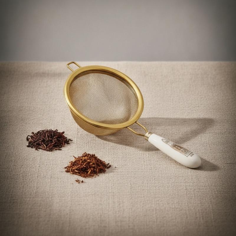Herbal Tea - RVS Theezeef met Dubbele Gaasstructuur en