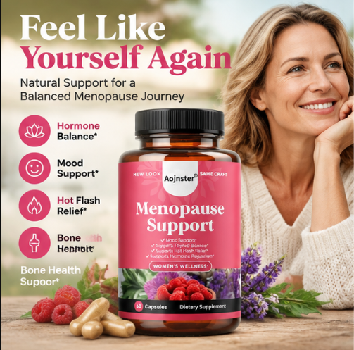 Herbal Supplement - Vrouwen Menopauze Ondersteunende Capsules, Kruidenmengsel, Voedingssupplement