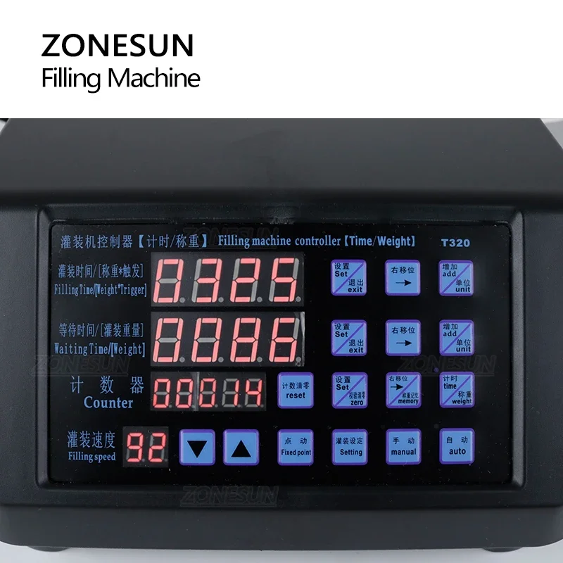 Essential Oils - ZONESUN ZS-DPYT320 Membranepomp Weegschaalstroommodus Vloeistofvuller 1g-1000g