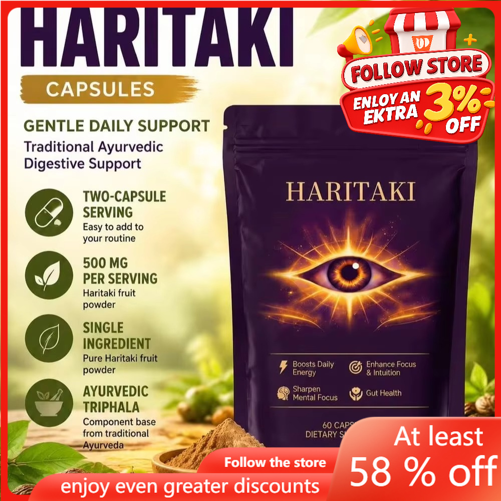 Herbal Tea - HARITAKI Capsules voor dagelijkse energie, mentale