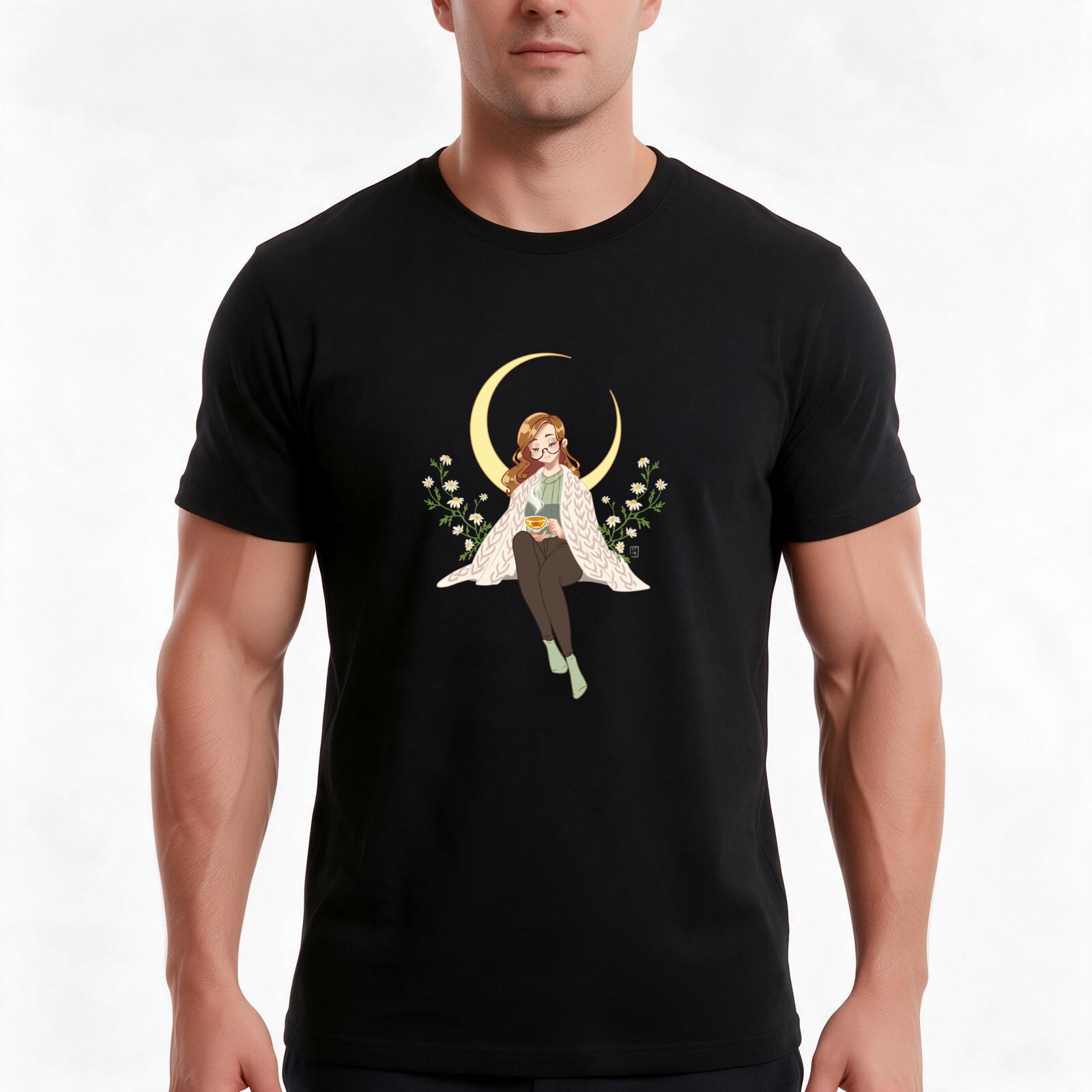 T-shirt met kamermeteemotief,  - Chamomile Tea recensie en prijs
