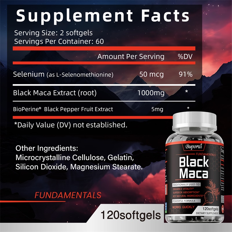 Zwart Maca-supplement - verhoo - Herbal Supplement recensie en prijs