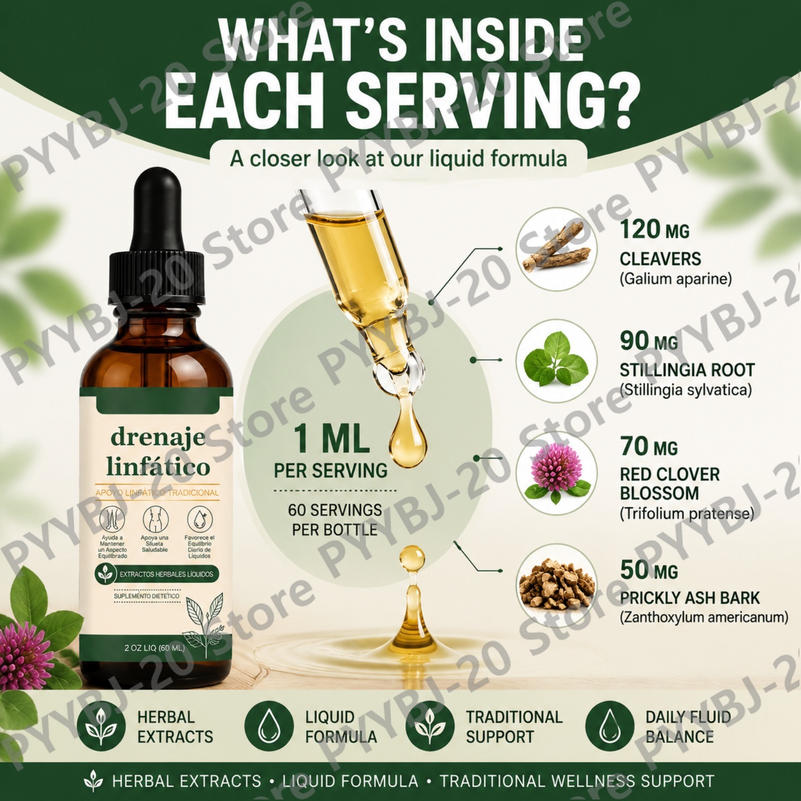 Kruidenlymfeondersteunende vlo - Herbal Supplement recensie en prijs