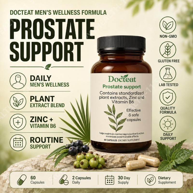 Saw Palmetto Capsules met Bran - Herbal Supplement recensie en prijs